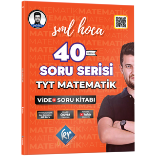 Kr Akademi Yayınları Tyt Matematik Sml Hoca 40 Soru Serisi Video Soru Kitabı - KR Akademi