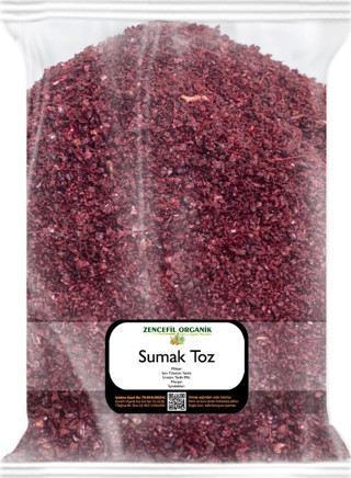 Sumak 500 Gr. Öğütülmüş Toz Sumak Ekşisi Alınmamış Sumak