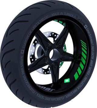 Gp Racing Orman Yeşili İç Jant Şeridi Sticker Çınar Extreme 