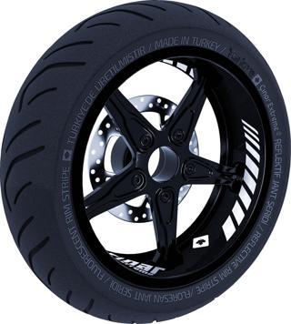 Gp Racing Süt Beyaz İç Jant Şeridi Sticker Çınar Extreme 