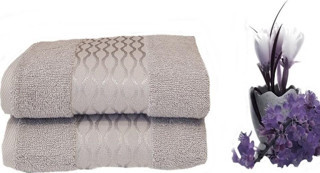 2 Li Özdilek %100 Pamuk Elissa El Yüz Havlusu 50 x 80