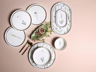 Porland Botanical 27 Parça 6 Kişilik Yemek Takımı