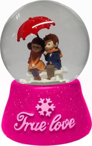 Coverzone Rgb Işıklı Müzikli Mini Boy Kar Küresi No-14