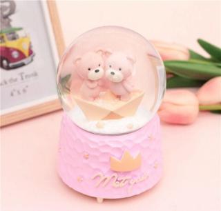 Coverzone Rgb Işıklı Müzikli Mini Boy Kar Küresi No-7