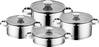 Aryıldız 21693 Lilyum Prestige 4 Parça Çelik Tencere Seti