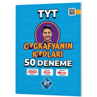 Kr Akademi Yayınları Tyt Coğrafya Kodları 50 Deneme Video Çözümlü - KR Akademi