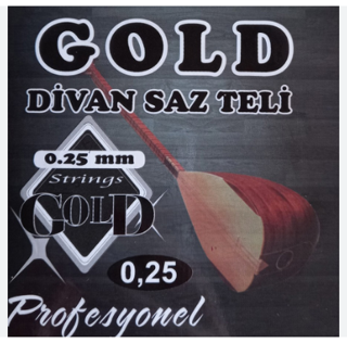 GOLD GD-025 DİVAN TELİ 0.25 BAM BAMLI