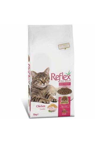 Reflex Adult Cat Chicken Tavuklu Yetişkin Kedi Maması 15 KG