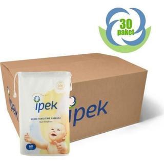 İpek Maxi 60'lı 30 Paket Bebek Temizleme Pamuğu