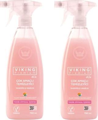 Viking Premium Çok Amaçlı Temizleyici Sprey Yasemin & Vanilya 2 X 750 Ml