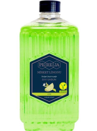 Pereja Misket Limonu Doğal Zeytinyağlı Sıvı Sabun 1500 ml