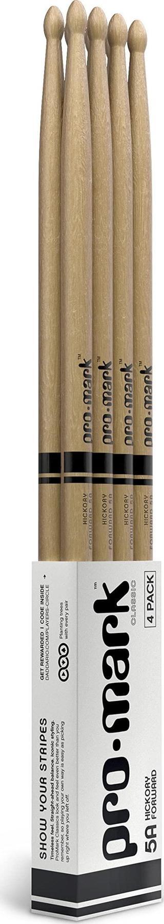 TX5AW-4P Wood Tip Hickory 4 lü Baget - Bateri Çubuğu