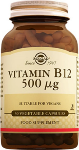 Solgar Vitamin B12 500 Mg 50 Kapsül