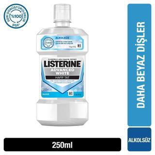 Listerine Advanced White Hafif Tat Ağiz Bakim Suyu 250 ml