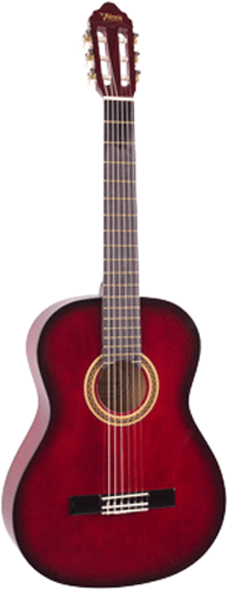 VC104T Sap Çelikli Kırmızı Sunburst 4/4 Klasik Gitar