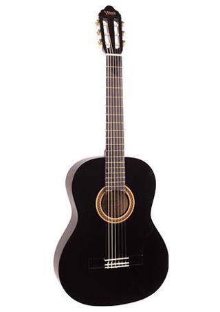 VC104TBK Sap Çelikli Siyah 4/4 Klasik Gitar