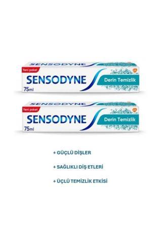 Sensodyne Derin Temizlik Diş Macunu 75 Ml 2 Adet
