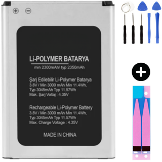 Vestel Go Uyumlu Güçlendirilmiş İthal Pil + Montaj Seti