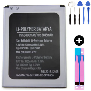 Vestel Venüs V3 5580 Uyumlu A Kalite Batarya Pil + Montaj Seti