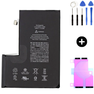 Iphone 12 Promax Uyumlu Güçlendirilmiş İthal Pil + Montaj Seti