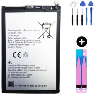 Tecno Camon 17 Uyumlu Güçlendirilmiş İthal Pil + Montaj Seti