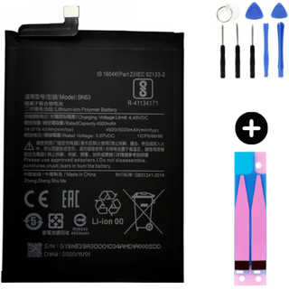 Xiaomi Pocophone Poco M2 Pro BN53 Uyumlu A Kalite Batarya Pil + Montaj Seti