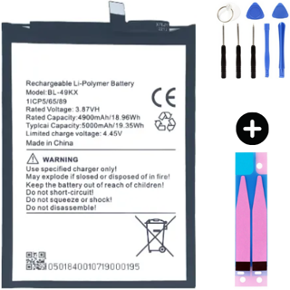 İnfinix Note 12I BL-49KX Uyumlu Güçlendirilmiş İthal Pil + Montaj Seti