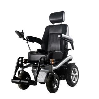 Poylin Arazi Tip Akülü Tekerlekli Sandalye | Kaptan Koltuklu, Sırt Yatar, 15 cm Engel Atlama P268