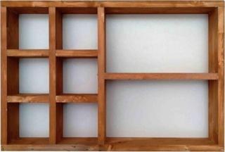 Woodretro Ahşap Kupa Rafı