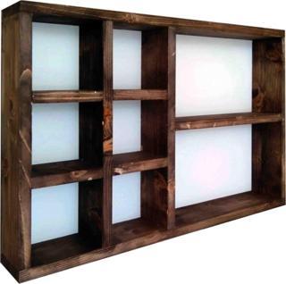 Woodretro Ahşap Kupa Rafı