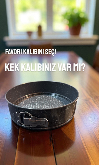 Yuvarlak kelepçeli kek kalıbı 28 cm. büyük boy