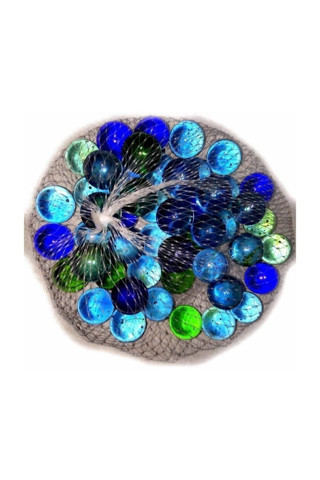 Sağlam Filede Karışık 50 Adet Misket Oyuncak Renk Renk Bilye Seti