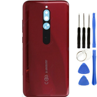 Redmi 8 Uyumlu Full Kasa Arka Pil Kapağı Kırmızı + Tamir Seti