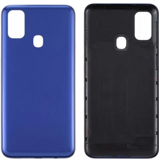 Samsung M21 SM-M215 Uyumlu Arka Pil Kapağı Mavi