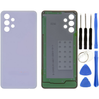 Samsung A32 SM-A325 Uyumlu Arka Pil Kapağı Mor + Tamir Seti