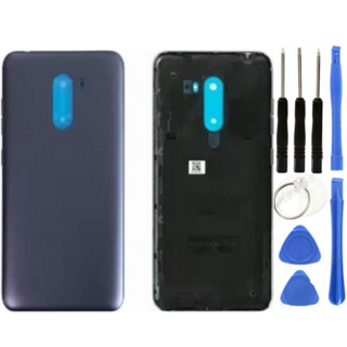 Xiaomi Poco Pocophone F1 Uyumlu Full Kasa Arka Pil Kapağı Siyah + Tamir Seti