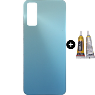 Vivo Y12S Uyumlu Arka Pil Kapağı Yeşil + B7000