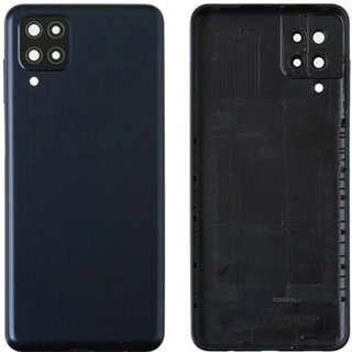 Samsung M12 SM-M127 Uyumlu Arka Pil Kapağı Siyah
