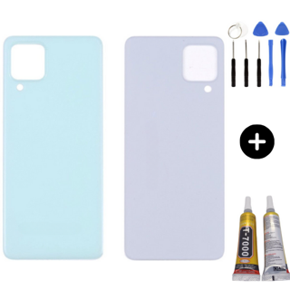 Samsung A22 4G SM-A225F Uyumlu Arka Pil Kapağı Yeşil + Montaj Seti