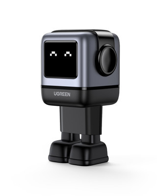UGREEN Nexode Uno 65W Robot GaN Hızlı Şarj Cihazı 2xUSB-C, 1xUSB-A, Gri, 25685B
