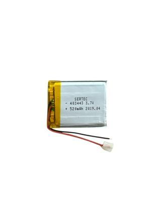 403443 3.7V 520 MAh Li-Polymer Pil Devreli/1.5A