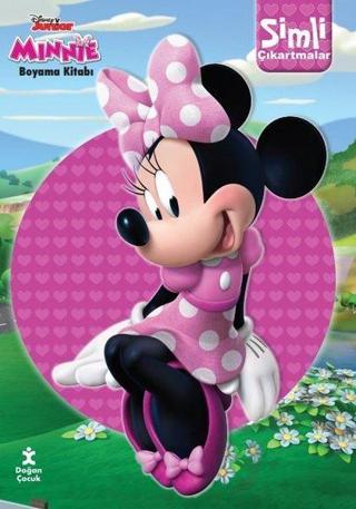 Disney Minnie Simli Çıkartmalı Boyama Kitabı - Doğan Çocuk
