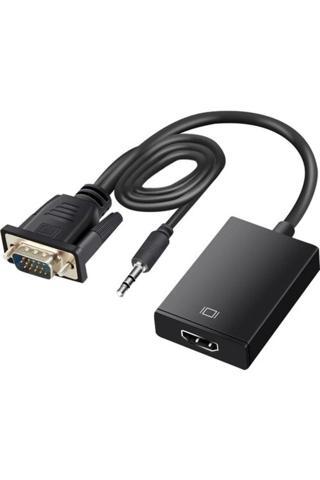 VGA To HDMI Çevirici VGA + Audio To HDMI Converter