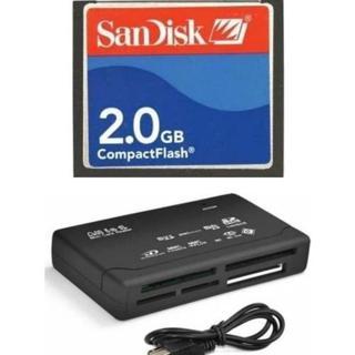 Sandisk 2 GB Compact Flash Hafıza Kartı - USB 2.0 Cf Kart Okuyucu