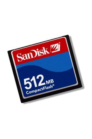 SANDİSK 512 MB COMPACT FLASH HAFIZA KARTI