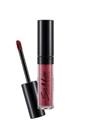 Flormar Sılk Matte Lıquıd Lıpstıck Dudakları Kurutmayan Ipeksi Mat Likit Ruj 008 Dark Vıolet