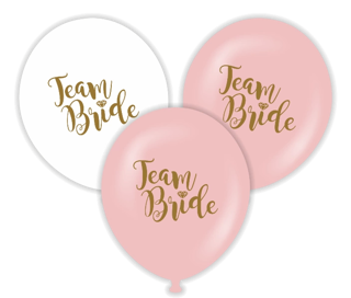 Team Bride Temalı Baskılı Balon 6 Adet