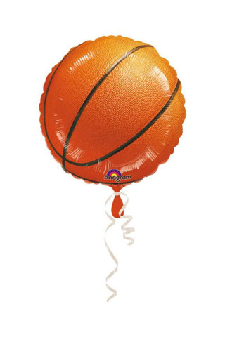 Basketbol Topu Folyo Balon 45 cm