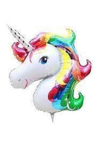 Unicorn Renkli Supershape 105cm Folyo Balon