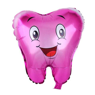 Dişim Çıktı 55 cm Folyo Balon Pembe